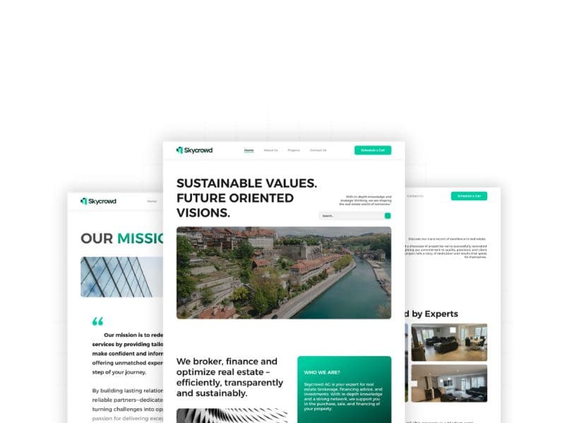 SkyCrowd — Real estate platform preview